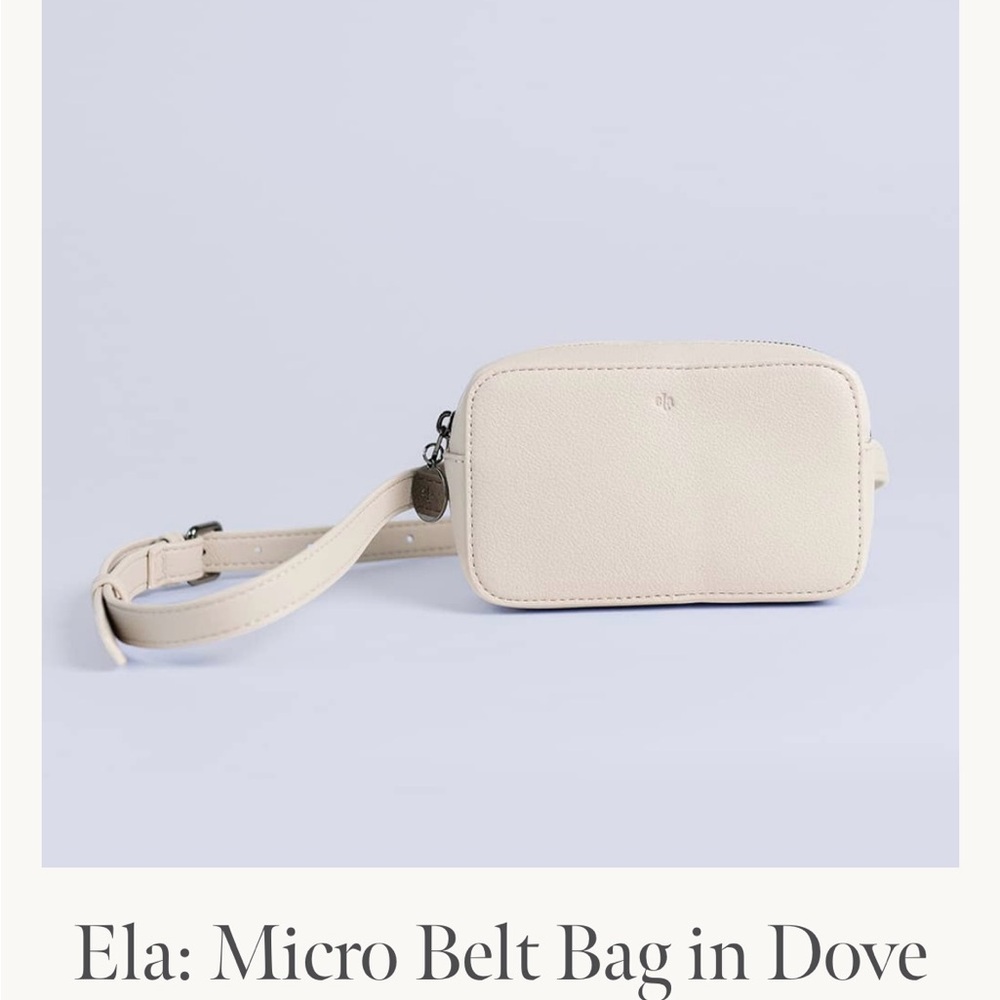 Ela for the Jilly Box Micro Belt Bag in Cream